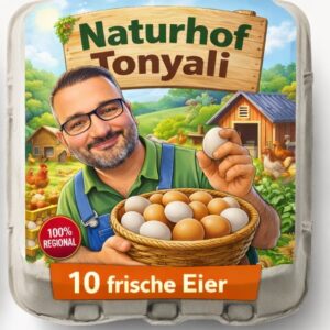 10er Bodenhaltung-Eier