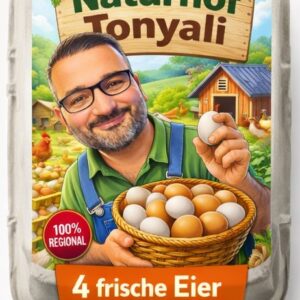 4er Bodenhaltung-Eier