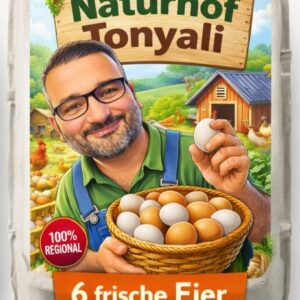 6er Bodenhaltung-Eier
